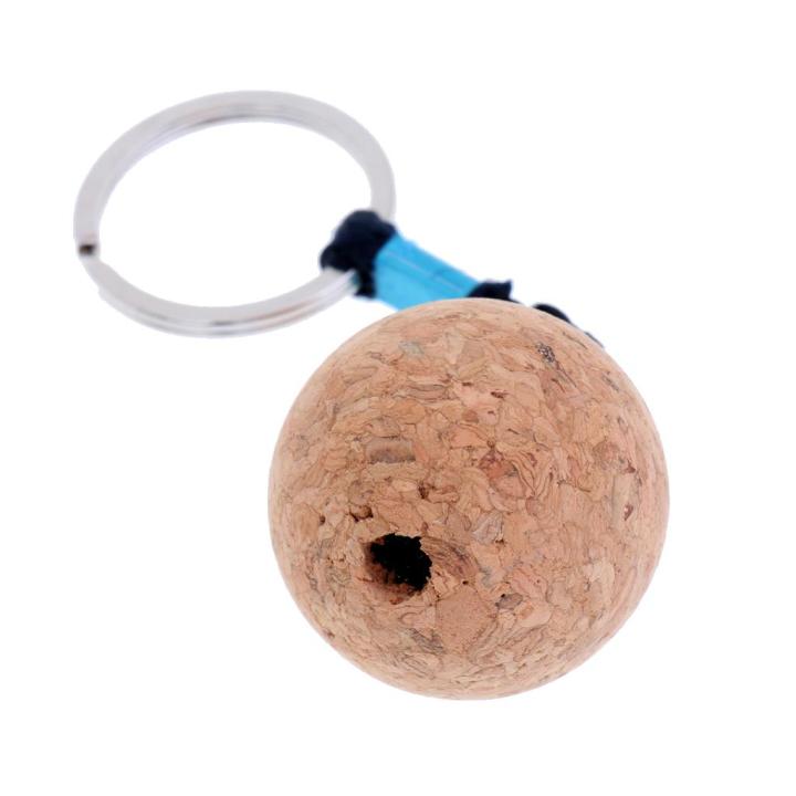 lazaralife-cork-ball-keychain-คีย์ลอย-buoy-พวงกุญแจกุญแจสำหรับกีฬาน้ำ