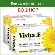 Viên uống đẹp da Vitamin E 4000mcg Omega 3 và tinh dầu lô hội làm đẹp da