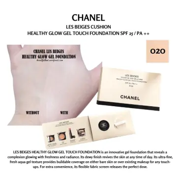 CHANEL, Makeup, Chanel Les Beiges Healthy Glow Gel Touch Foundation  Cushion Spf 25pa N23