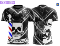 Skull barbershop professional service siNCE 2004 3D TSHIRT