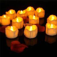 5 Pieces Timer LED Candles WIth Batteries Flameless Electronic Tealight Fake Candles For Home Window Table Decoration