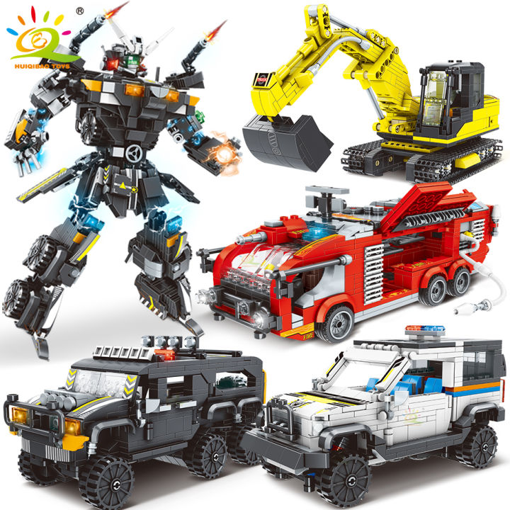 ใหม่-huiqibao-speed-champions-รถแข่งอัตโนมัติอาคารบล็อกหุ่นยนต์ก่อสร้างเมืองอิฐชุดของเล่นเด็กเด็ก-game