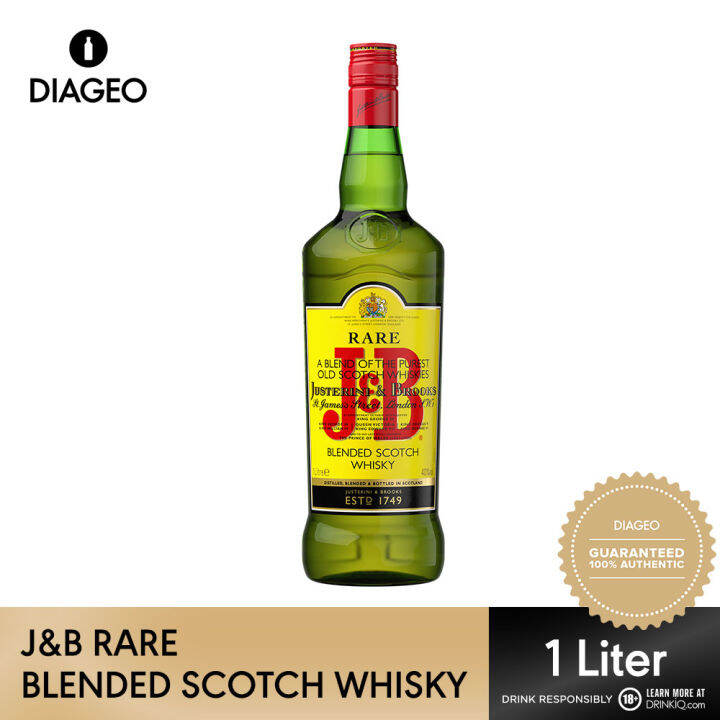 J&B Rare Blended Scotch Whisky 1L | Lazada PH