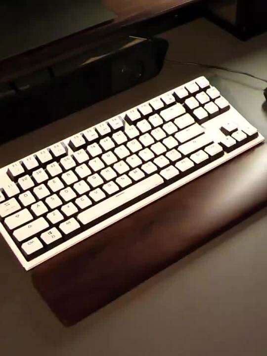 Mechanical Keyboard Support Black Peach Wood Solid Wood Keyboard Palm