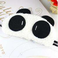 【Schuss】1PCS Traveling Sleep Eye Aid น่ารัก Panda Sleeping Face Eye Mask Blindfold Eyeshade Drop Shipping ขายส่ง