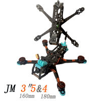 JM3.5 160mm 3.5inch JM4 180mm 4inch Carbon Fiber Lightweight FPV Frame Kits for FPV Racing Freestyle Long Range Drones DIY Parts