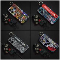 cartoon Durable Phone Case For Redmi Note12 Turbo Cute Soft Case TPU Wristband Silicone Shockproof Original Graffiti