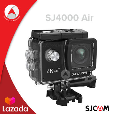 SJCAM SJ4000 Air 4K Action Camera Wifi Air (สีดำ) กล้องกันน้ำ ดำน้ำลึก 30 เมตร กล้องติดหมวกกันน๊อค กล้องแอคชั่น กล้องถ่ายวีดีโอ กล้องถ่ายเซลฟี่ ประกัน 1ปี