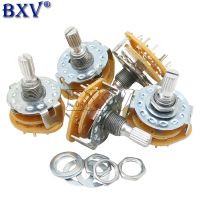 2PCS RS25 Band Switch 2P4T 2P5T 2P6T 3P3T 3P4T Mount Rotary Switch Selector Band Pole Position Knob WATTY Electronics