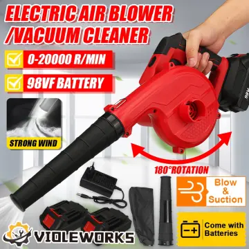 98VF Brushless Cordless Leaf Blower Sweeper Blower 2 In 1 Cordless