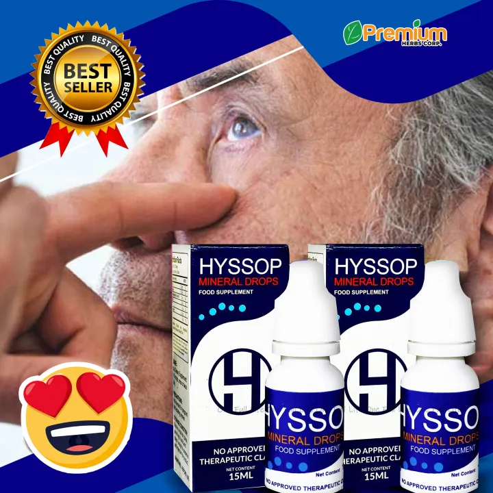 HealthyLand ORIGINAL HYSSOP MINERAL DROPS 15ml 100% AUTHENTIC GAMOT SA ...