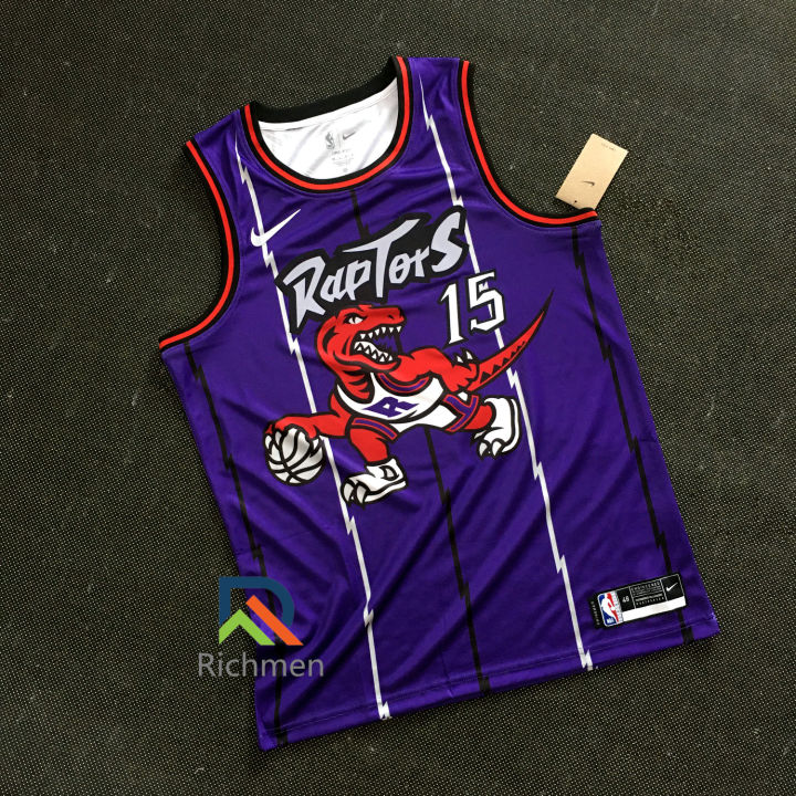 Mitchell & Ness Men's Toronto Raptors Vince Carter #15 Swingman Purple  Jersey