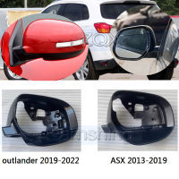 CAPQX สำหรับ Mitsubishi Outlander ASX 2013-2022รถกระจกมองหลังกรอบกระจกกรอบด้านหลังดูกระจกฝาปิดกรอบ