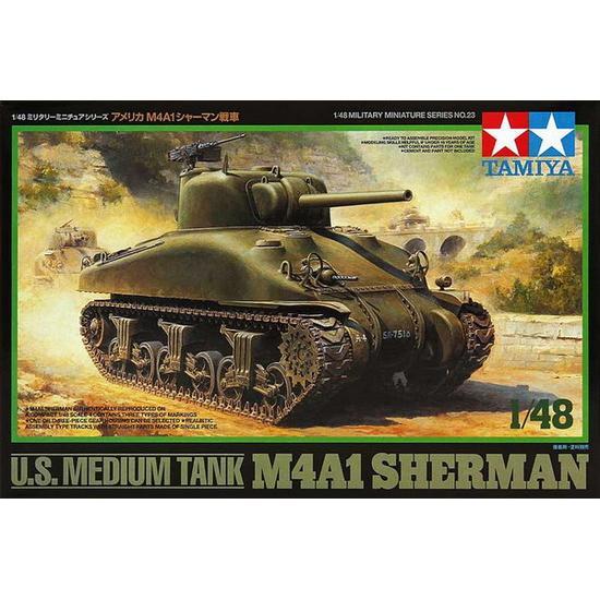 Tamiya #32523 1/48 WWII US Medium Tank M4A1 Sherman Model Kit | Lazada PH