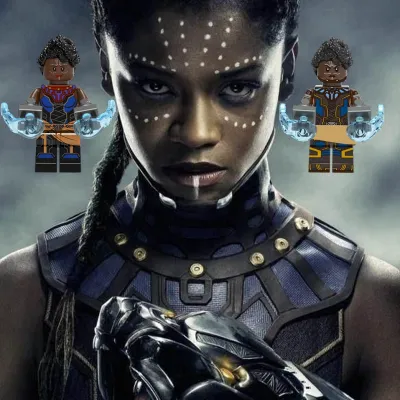 Wakanda บล็อกตัวต่อมินิฟิกเกอร์ Marvel Black Panther,Shuri ของเล่นสำหรับของขวัญวันเกิดเด็ก