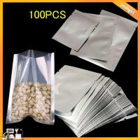 YEAHGIRL 100PCS ครัวเรือน อุปกรณ์ครัว เกรดอาหาร ถุงซีลความร้อน เครื่องซีลสูญญากาศ กระเป๋าเก็บของ ถุงอลูมิเนียมฟอยล์