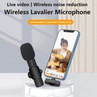 2.4G Wireless Lavalier Microphone Low Latency Noise Reduction Live ​Mic for iPhone Type-C Phone