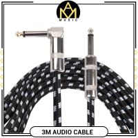 【CW】 Electric Audio Cable  Bass Guitarra Jack Cord 1/4 Inch Straight To Plug