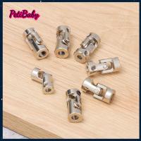 PETIBABY ของใหม่ โลหะ2mm/2.3mm/3mm/3.175mm/4mm/5mm/6mm/8mm รถโมเดล DIY ข้อต่อสากล ขั้วต่อมอเตอร์ รถ Cardan ร่วม เพลาข้อต่อ gimbal ชิ้นส่วนเรือบังคับวิทยุ