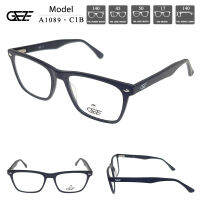 ?กรอบแว่นตา GEZE รุ่น A1089-C1B เต็มกรอบสีดำด้าน วัสดุ acetate ใส่สบาย ใส่ได้ทั้งหญิงและชาย (มีบริการตัดเลนส์สายตาราคาถูก)