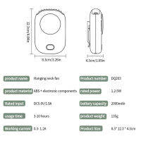 แบบพกพาขนาดเล็กพัดลมคล้องคอแบบพกติดตัวพัดลมไร้ใบพัดอากาศพัดลมแขวนไร้ใบพัดแบบชาร์จไฟได้