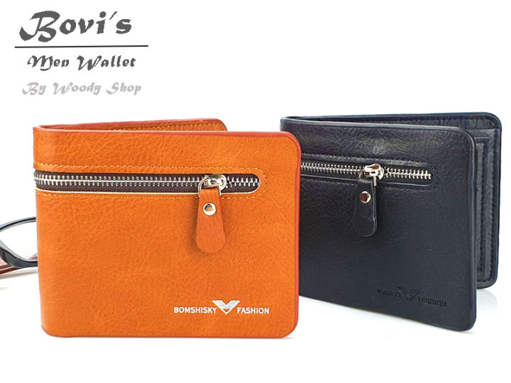 กระเป๋าสตางค์-กระเป๋าผู้ชาย-หนังนิ่มช่องใส่เยอะ-bovis-wallet-bag-ส่งทันที