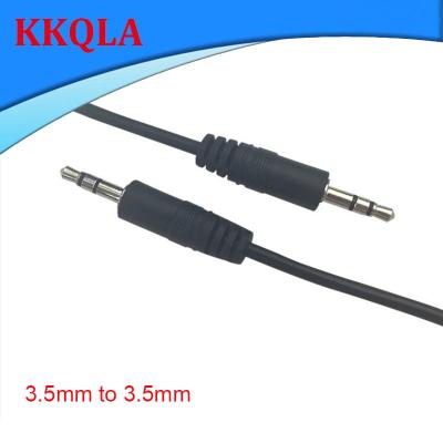 QKKQLA 0.5m/1m 3.5mm to 3.5mm Aux Jack Male Extension Cord AUX Audio Cable Connectors Earphone Music Player Headphones