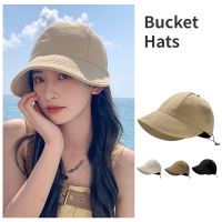 Foldable Wide Brim Hat Bucket Hats Summer Sun Protection Caps Portable Outdoor Sunscreen Hat Fisherman Caps