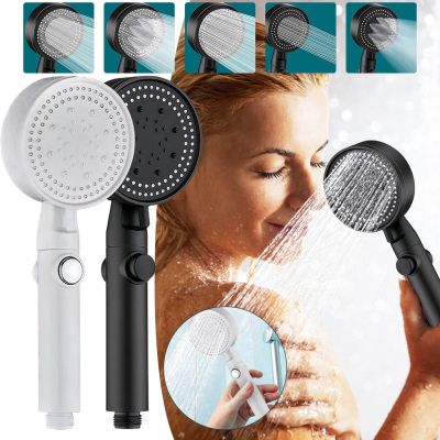 Shower Head ฝักบัวแรงดันสูงของแท้ ฝักบัวอาบน้ำ ฝักบัวแรงดันสูง ฝักบัว ฝักบัวแรงดันสูงปรับได้ 5 ระดับ ชุดฝักบัวอาบน้ำ ฝักบัวอาบน้ํา ฝักบัวแรงดัน ฝักบัวแรงดันสูงสแตนเลส High Pressure Handheld Shower Head