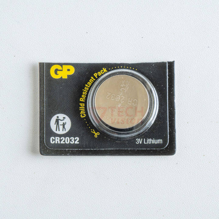 Battery CR-2032 GP Lithium 3V CR2032 Kancing Bulat | Lazada Indonesia