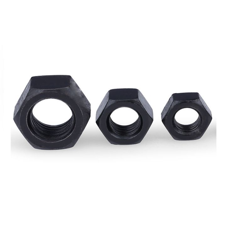 kacang-hex-hitam-kelas-12-9-8-8-hexagon-kacang-hex-m2-m2-5-m3-m4m5-m6-m8-m10-m12-m14-m16-m36-hitam-oksida-baja-karbon-metrik-kacang-hex