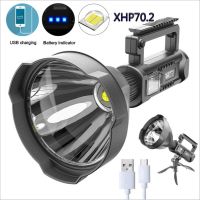 [Sell Well]♈✈XHP70ใหม่/XHP90 3โหมดไฟกลางแจ้งมัลติฟังก์ชันไฟฉายแรงไฟฉาย LED ชาร์จได้แบบพกพากันน้ำระยะไกล