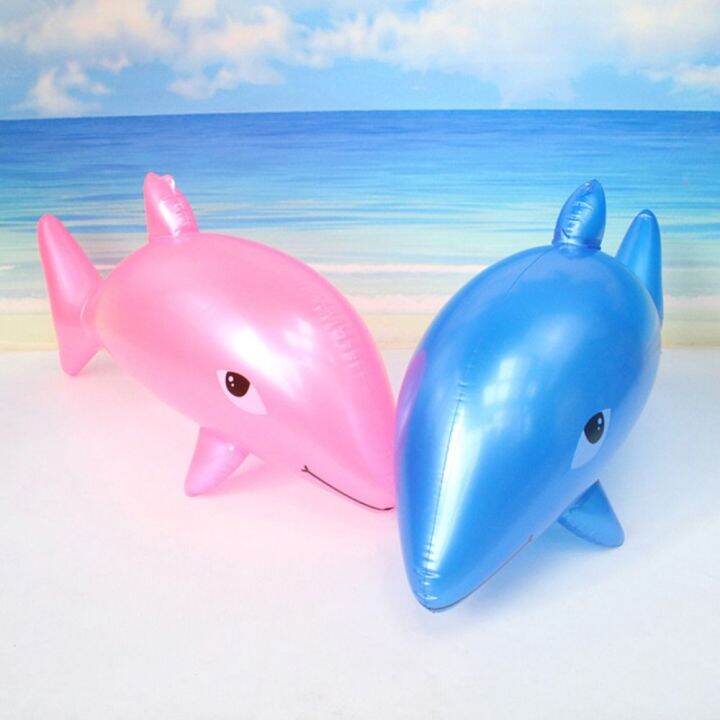 JOY TOY 53cm Cute Outdoor Toys Blow Toy Float Air Mattresse PVC Dolphin ...