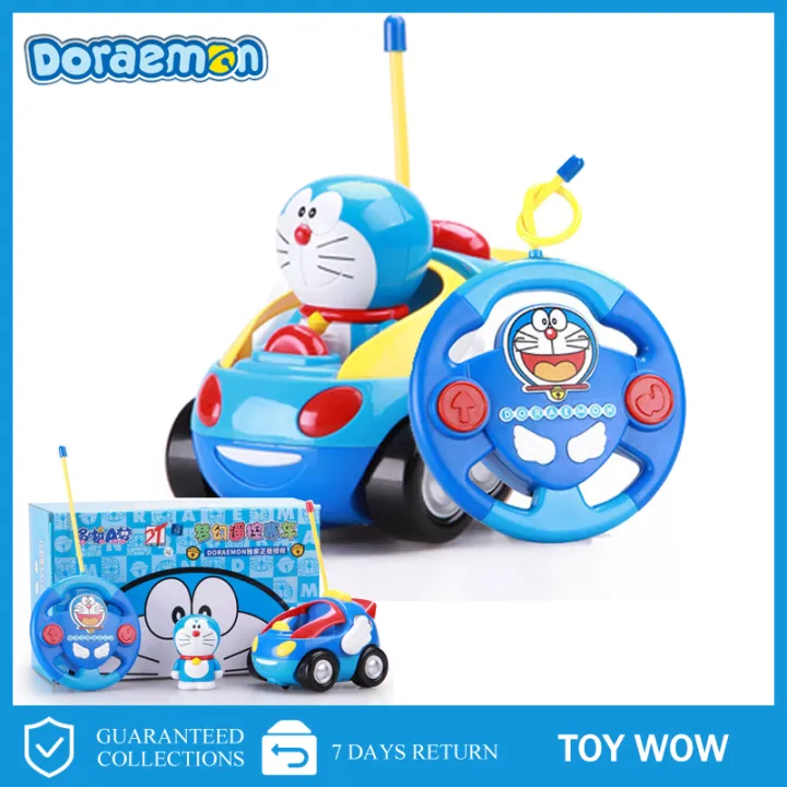 Doraemon with lights and singing remote control car electric toys for