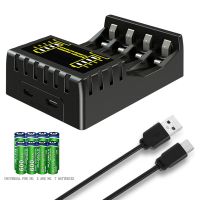 NO.5 NO.7 Battery Charger for AAA/AA Rechargeable 4Slots Short Circuit Protection With Indicator Ni-MH/Ni-Cd