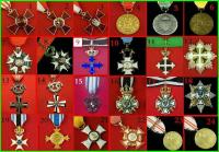 WWI WW1 German Hohenzollern  Prussian  Saint Maurice  Knight  Bavarian Military  Legion of Honour CROSS MEDAL BADGE