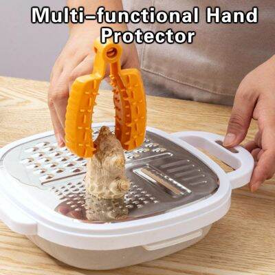 【CC】✉  Reusable Thickened Anti-slip Vegetables Slicing Hand Guard Supply Protection Clip