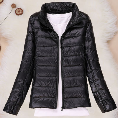 Large Size 7XL 8XL Womens Down Coat Plus Ultra Light Down Jacket Women Autumn Winter Hooded Feather Warm Jacket