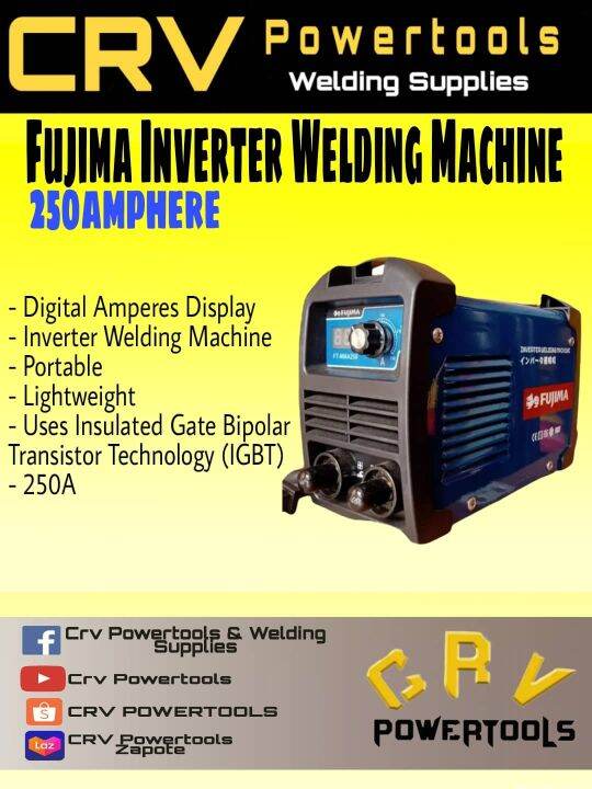 FUJIMA 250AMP INVERTER WELDING MACHINE Lazada PH