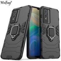 【Great. Cell phone case】สำหรับ Vivo Y76 5G กรณีดูดแม่เหล็กขาตั้งฝาครอบ Vivo Y76 Y52 Y72 Y53S Y20 Y11S Y21S Y33S สำหรับ Vivo Y76 5G