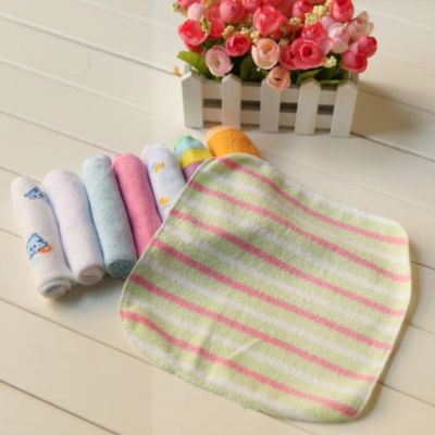 hotx 【cw】 8pcs/lot Muslin Cotton Newborn Soft Baby Face Handkerchief Bathing Feeding Washcloth Burp Cloths