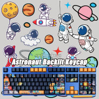 108 Keys Astronaut Backlit Keycaps OEM Profile PBT Dye Sublimation Mechanical Keyboard Keycap For MX Switch 6187104108