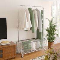 [COD] hanger floor-to-ceiling bedroom clothes store coat movable trolley balcony