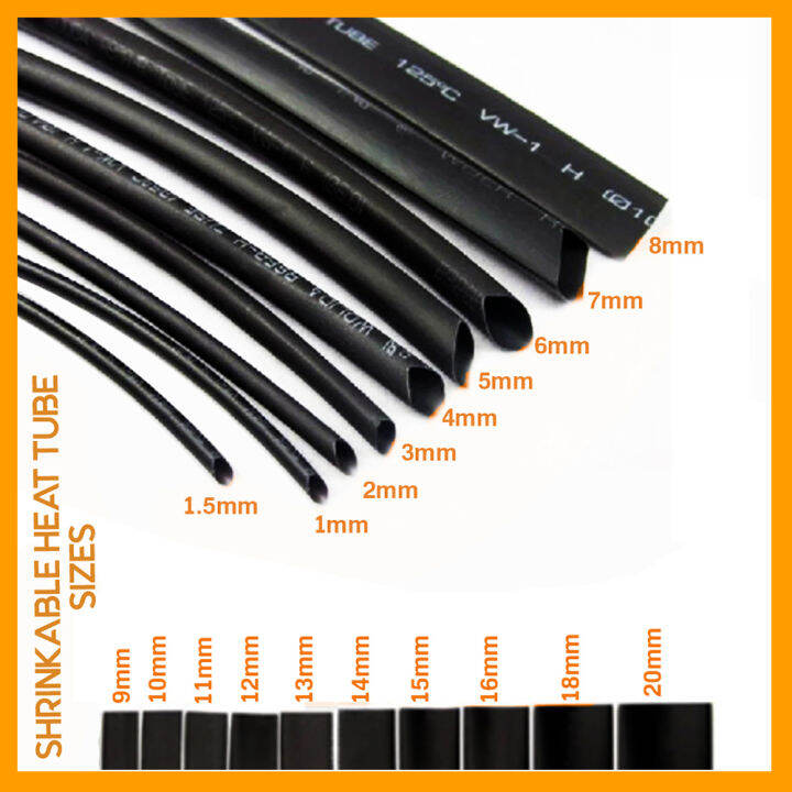Heat Shrink Tubing Insulation Electrical Shrinkable Tube Sleeve Cable