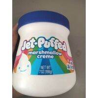 ?Import for U? Kraft Jet Puffed Marshmallow Cream  สำหรับ แต่งหน้า ขนมปัง และ ไอศครีม  คราฟท์ 198 กรัม