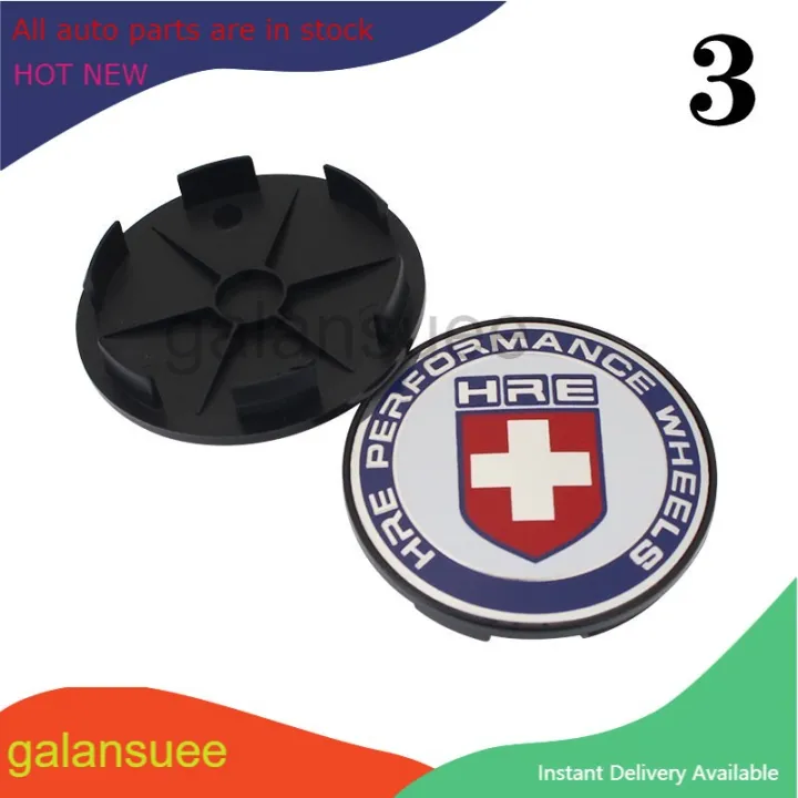 Galansuee New Pcs Lot Car Styling Mm Hre Wheel Center Cap Rims Cover Cap Hre Logo Emblem