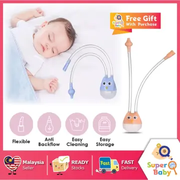 Parhdoas Nasal Aspirator Baby / Baby Nose Cleaner + Tweezer FREE