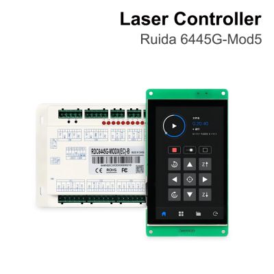 ✁ Ruida RDC6445G-MOD5 Co2 Laser DSP Controller System for CO2 Cutting and Engraving Machine with customizable Touch Screen