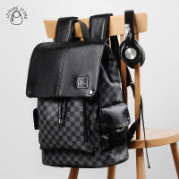 Mens backpacks, casual business travel bags, large capacity computer backpacks