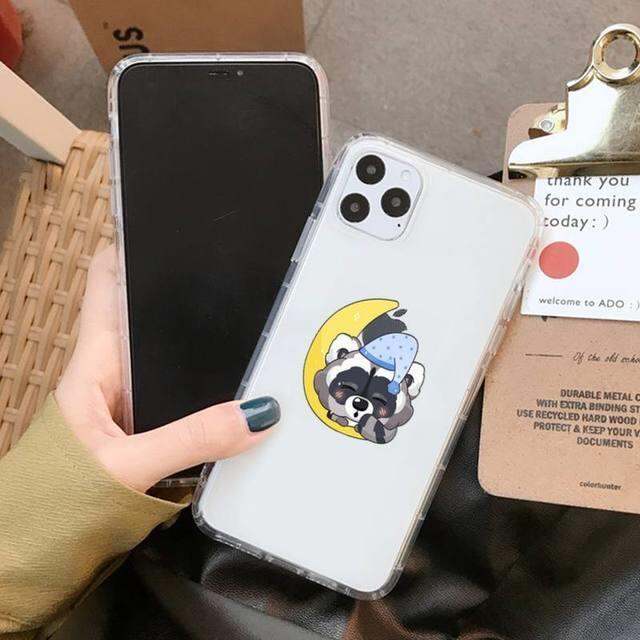 cartoon-raccoon-phone-case-for-iphone-11-12-13-mini-pro-xs-max-8-7-6-6s-plus-x-5s-se-2020-xr-case